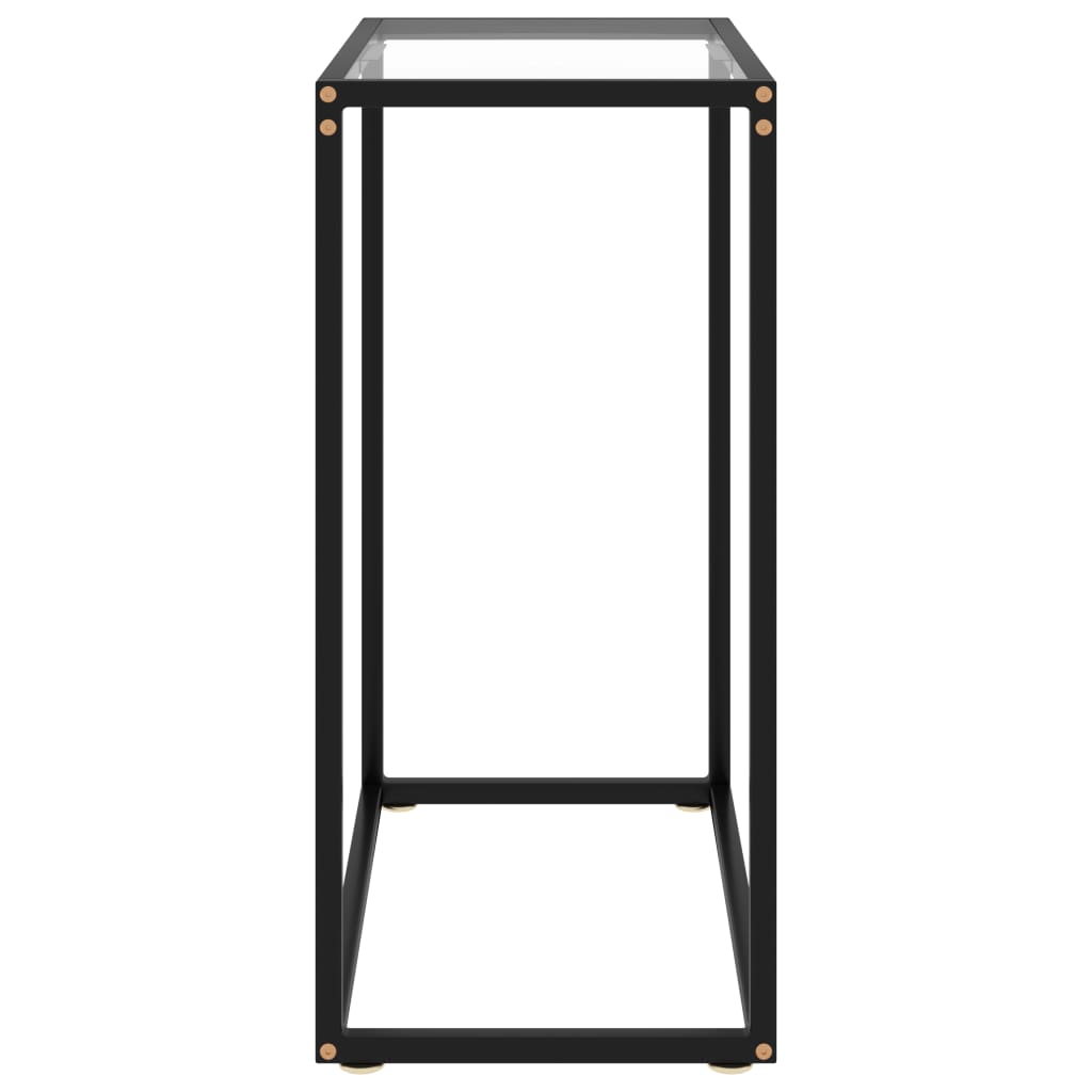Console Table Transparent 60x35x75 cm Tempered Glass- End Tables - HomeShopIreland - Home Shop Ireland - End Tables - Console Table Transparent 60x35x75 cm Tempered Glass