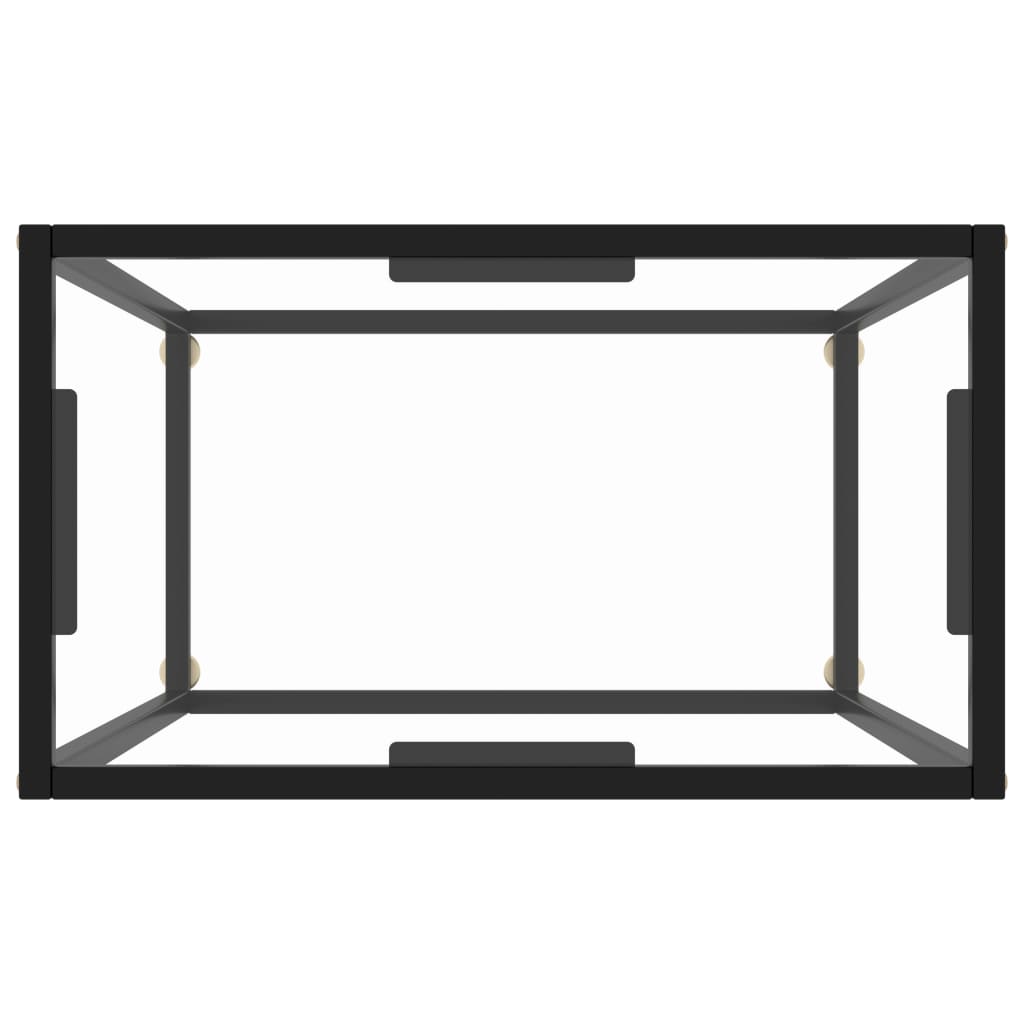 Console Table Transparent 60x35x75 cm Tempered Glass- End Tables - HomeShopIreland - Home Shop Ireland - End Tables - Console Table Transparent 60x35x75 cm Tempered Glass