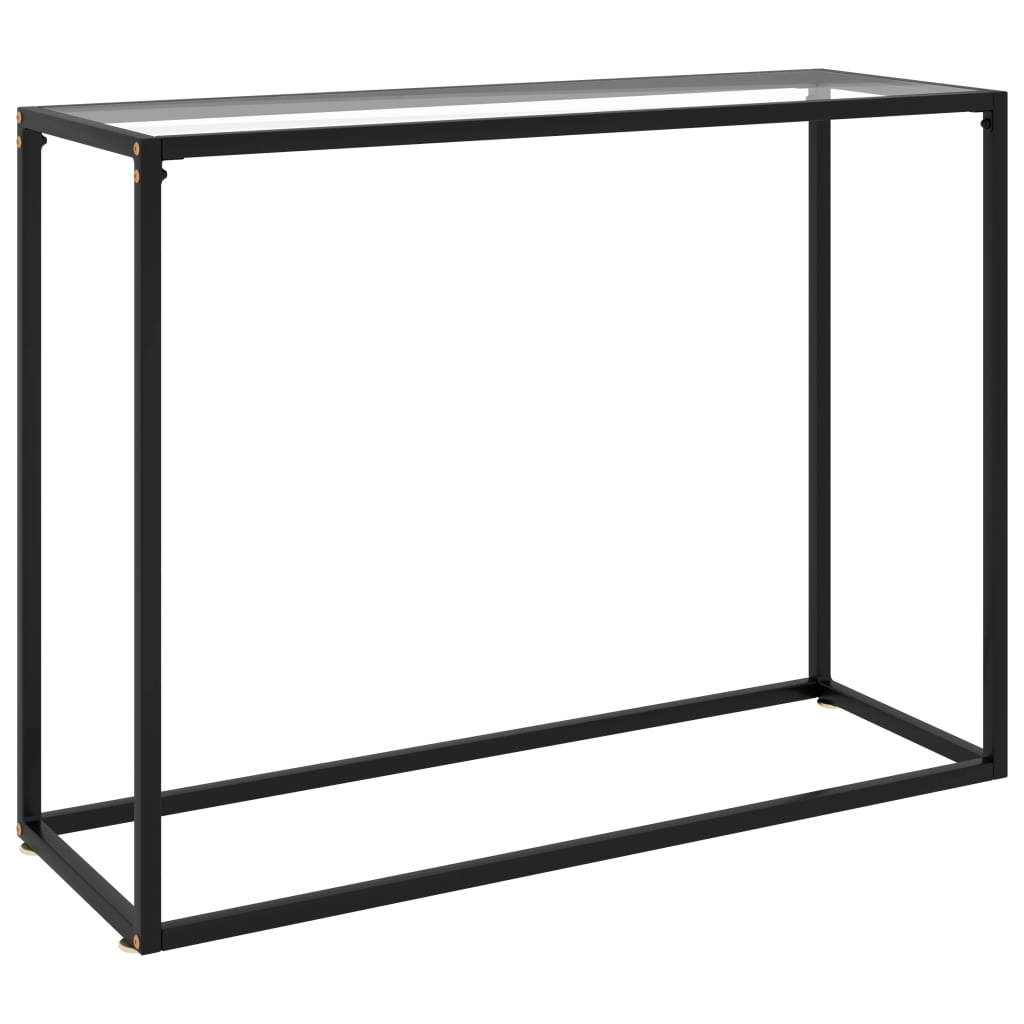 Console Table Transparent 100x35x75 cm Tempered Glass- End Tables - HomeShopIreland - Home Shop Ireland - End Tables - Console Table Transparent 100x35x75 cm Tempered Glass