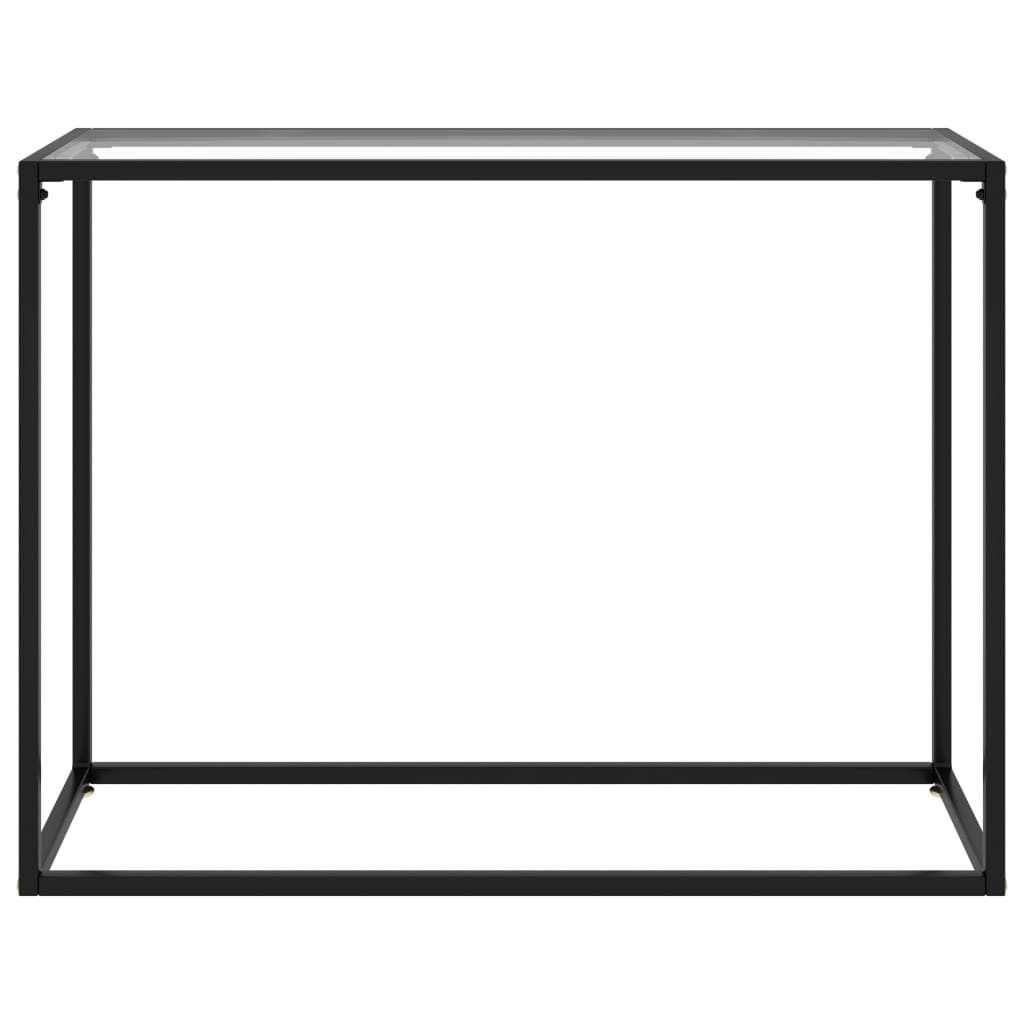 Console Table Transparent 100x35x75 cm Tempered Glass- End Tables - HomeShopIreland - Home Shop Ireland - End Tables - Console Table Transparent 100x35x75 cm Tempered Glass