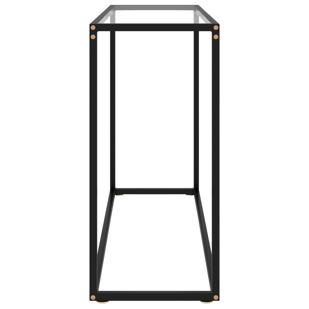 Console Table Transparent 100x35x75 cm Tempered Glass- End Tables - HomeShopIreland - Home Shop Ireland - End Tables - Console Table Transparent 100x35x75 cm Tempered Glass