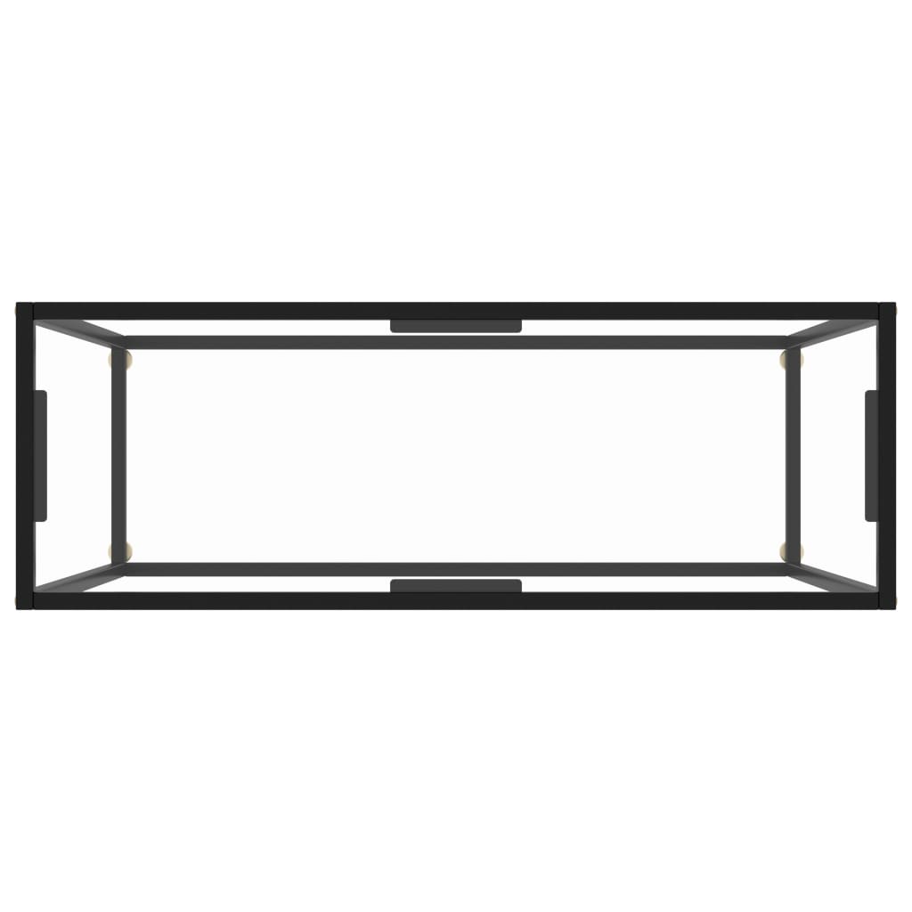 Console Table Transparent 100x35x75 cm Tempered Glass- End Tables - HomeShopIreland - Home Shop Ireland - End Tables - Console Table Transparent 100x35x75 cm Tempered Glass