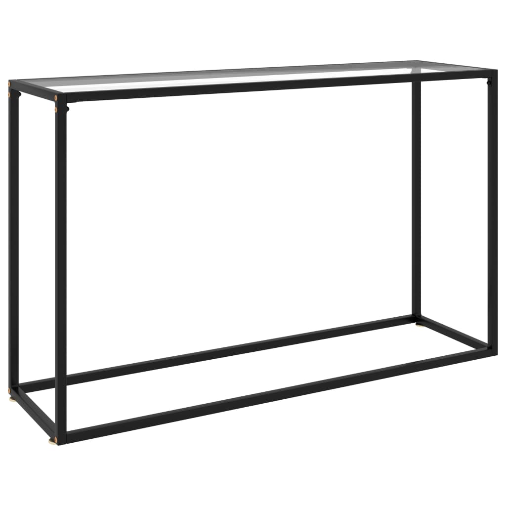 Console Table Transparent 120x35x75 cm Tempered Glass- End Tables - HomeShopIreland - Home Shop Ireland - End Tables - Console Table Transparent 120x35x75 cm Tempered Glass
