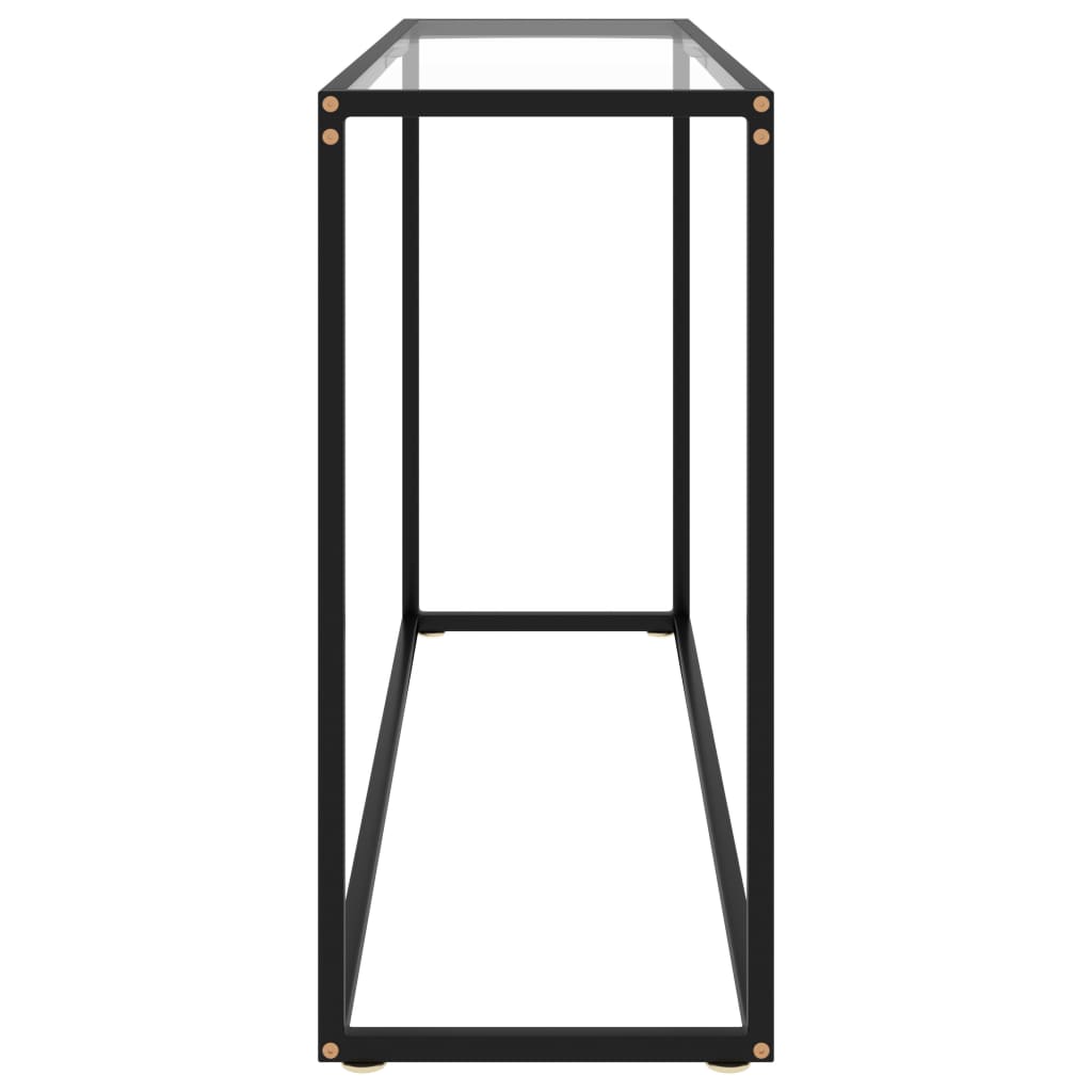 Console Table Transparent 120x35x75 cm Tempered Glass- End Tables - HomeShopIreland - Home Shop Ireland - End Tables - Console Table Transparent 120x35x75 cm Tempered Glass