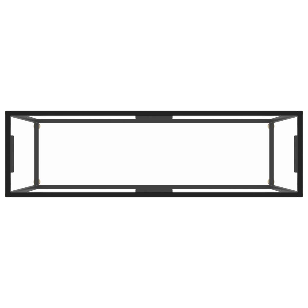 Console Table Transparent 120x35x75 cm Tempered Glass- End Tables - HomeShopIreland - Home Shop Ireland - End Tables - Console Table Transparent 120x35x75 cm Tempered Glass