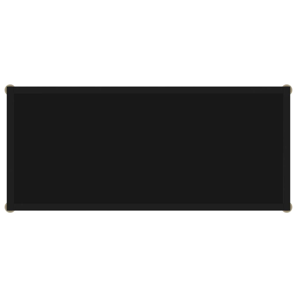 Console Table Black 80x35x75 cm Tempered Glass- End Tables - HomeShopIreland - Home Shop Ireland - End Tables - Console Table Black 80x35x75 cm Tempered Glass