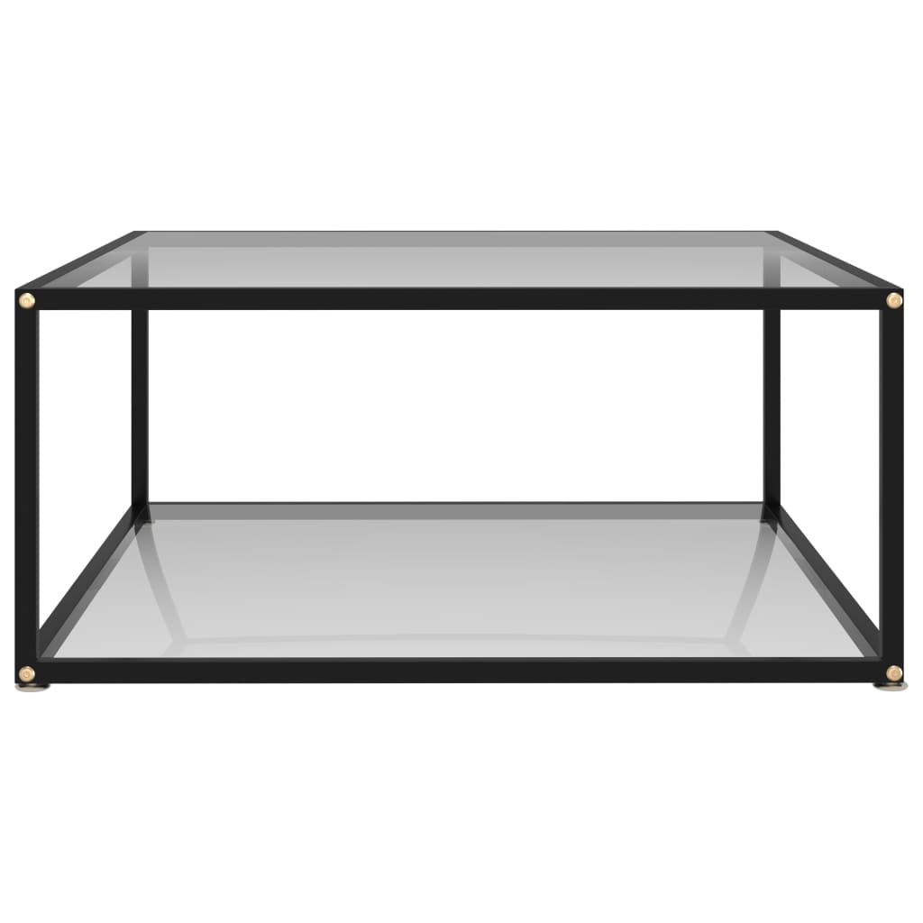 Tea Table Transparent 80x80x35 cm Tempered Glass- Coffee Tables - HomeShopIreland - Home Shop Ireland - Coffee Tables - Tea Table Transparent 80x80x35 cm Tempered Glass