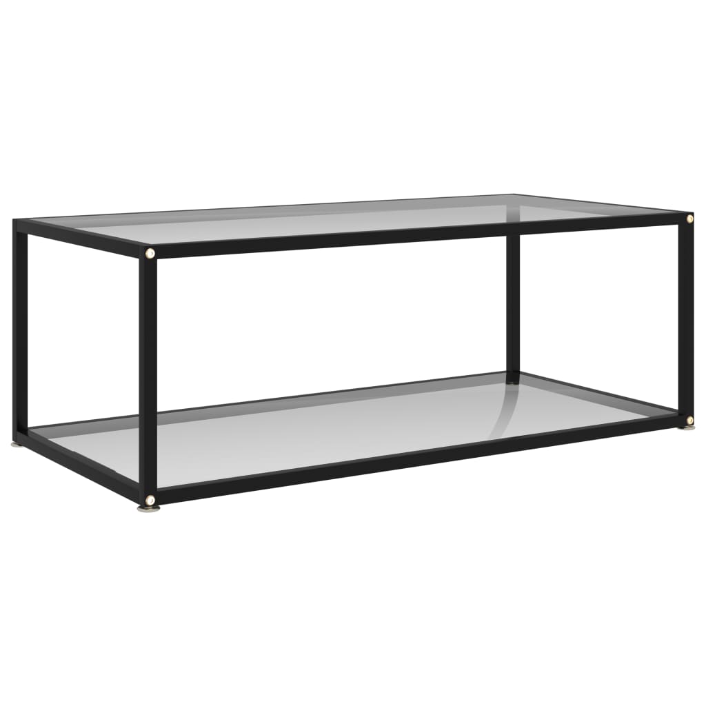 Tea Table Transparent 100x50x35 cm Tempered Glass- Coffee Tables - HomeShopIreland - Home Shop Ireland - Coffee Tables - Tea Table Transparent 100x50x35 cm Tempered Glass