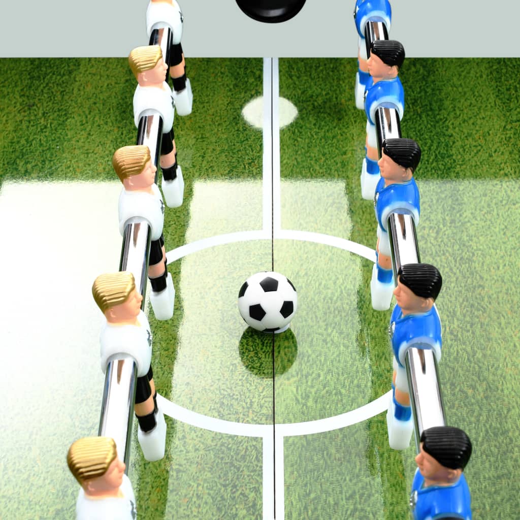 Football Table Steel 60 kg 140x74.5x87.5 cm White- Foosball Tables - HomeShopIreland - Home Shop Ireland - Foosball Tables - Football Table Steel 60 kg 140x74.5x87.5 cm White