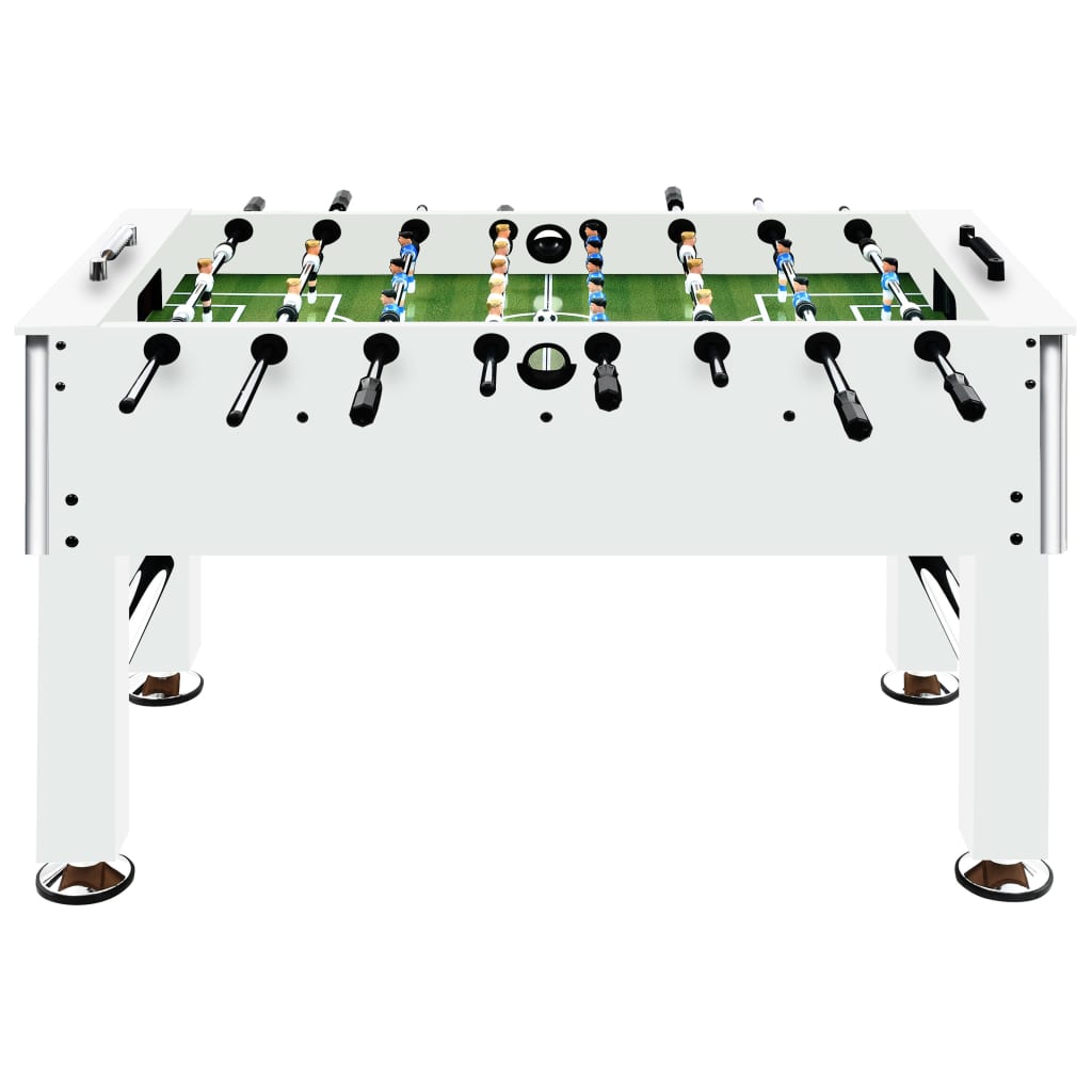 Football Table Steel 60 kg 140x74.5x87.5 cm White- Foosball Tables - HomeShopIreland - Home Shop Ireland - Foosball Tables - Football Table Steel 60 kg 140x74.5x87.5 cm White