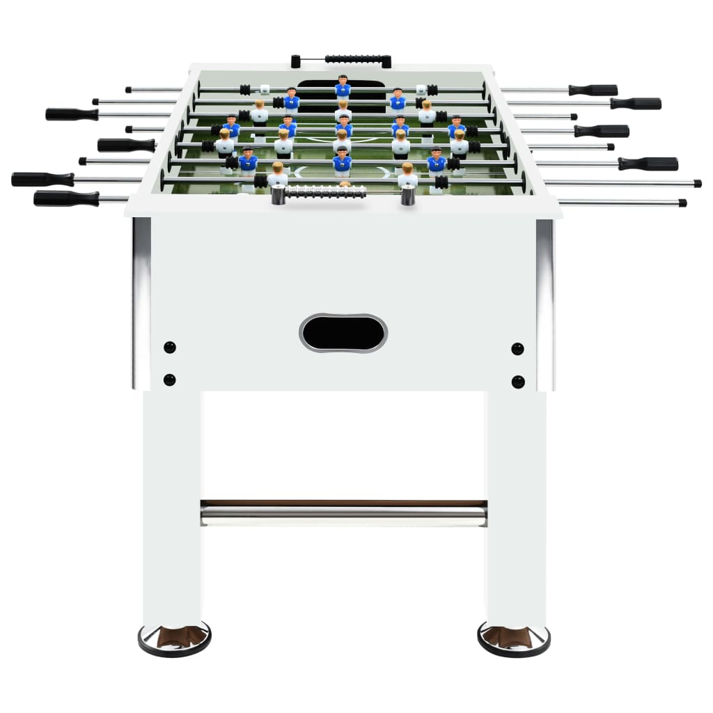 Football Table Steel 60 kg 140x74.5x87.5 cm White- Foosball Tables - HomeShopIreland - Home Shop Ireland - Foosball Tables - Football Table Steel 60 kg 140x74.5x87.5 cm White