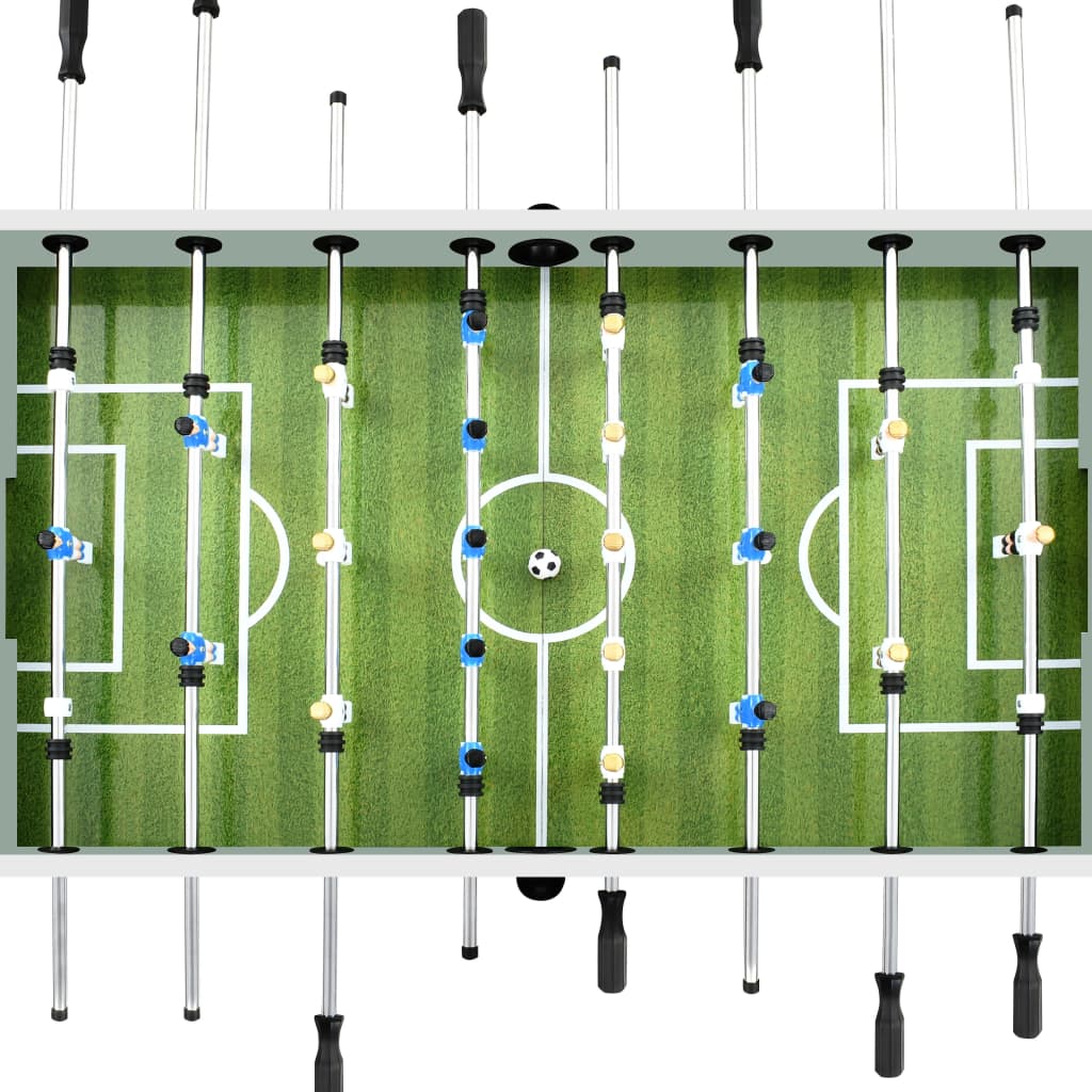 Football Table Steel 60 kg 140x74.5x87.5 cm White- Foosball Tables - HomeShopIreland - Home Shop Ireland - Foosball Tables - Football Table Steel 60 kg 140x74.5x87.5 cm White