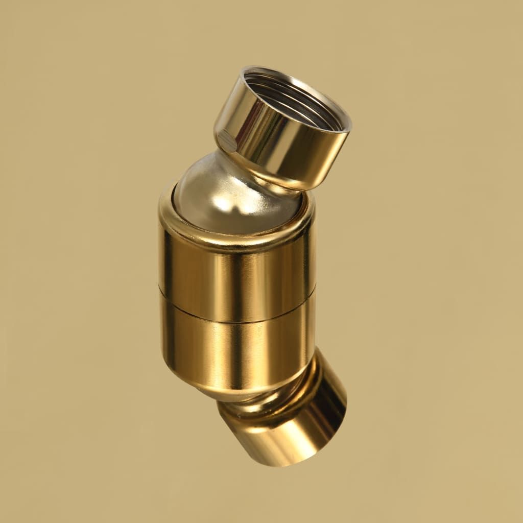 Rain Shower Head Stainless Steel 25 cm Round Gold- Shower Heads - HomeShopIreland - Home Shop Ireland - Shower Heads - Rain Shower Head Stainless Steel 25 cm Round Gold