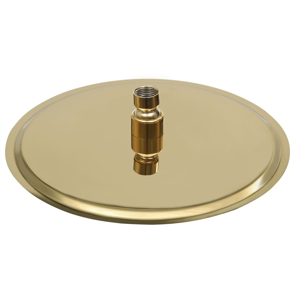 Rain Shower Head Stainless Steel 25 cm Round Gold- Shower Heads - HomeShopIreland - Home Shop Ireland - Shower Heads - Rain Shower Head Stainless Steel 25 cm Round Gold