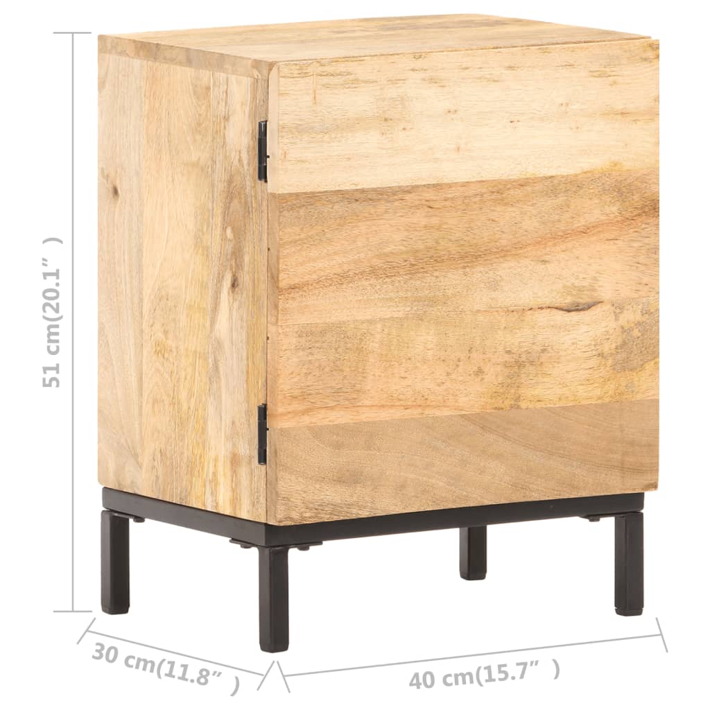 Bedside Cabinet 40x30x51 cm Solid Mango Wood- Bedside Tables - HomeShopIreland - Home Shop Ireland - Bedside Tables - Bedside Cabinet 40x30x51 cm Solid Mango Wood