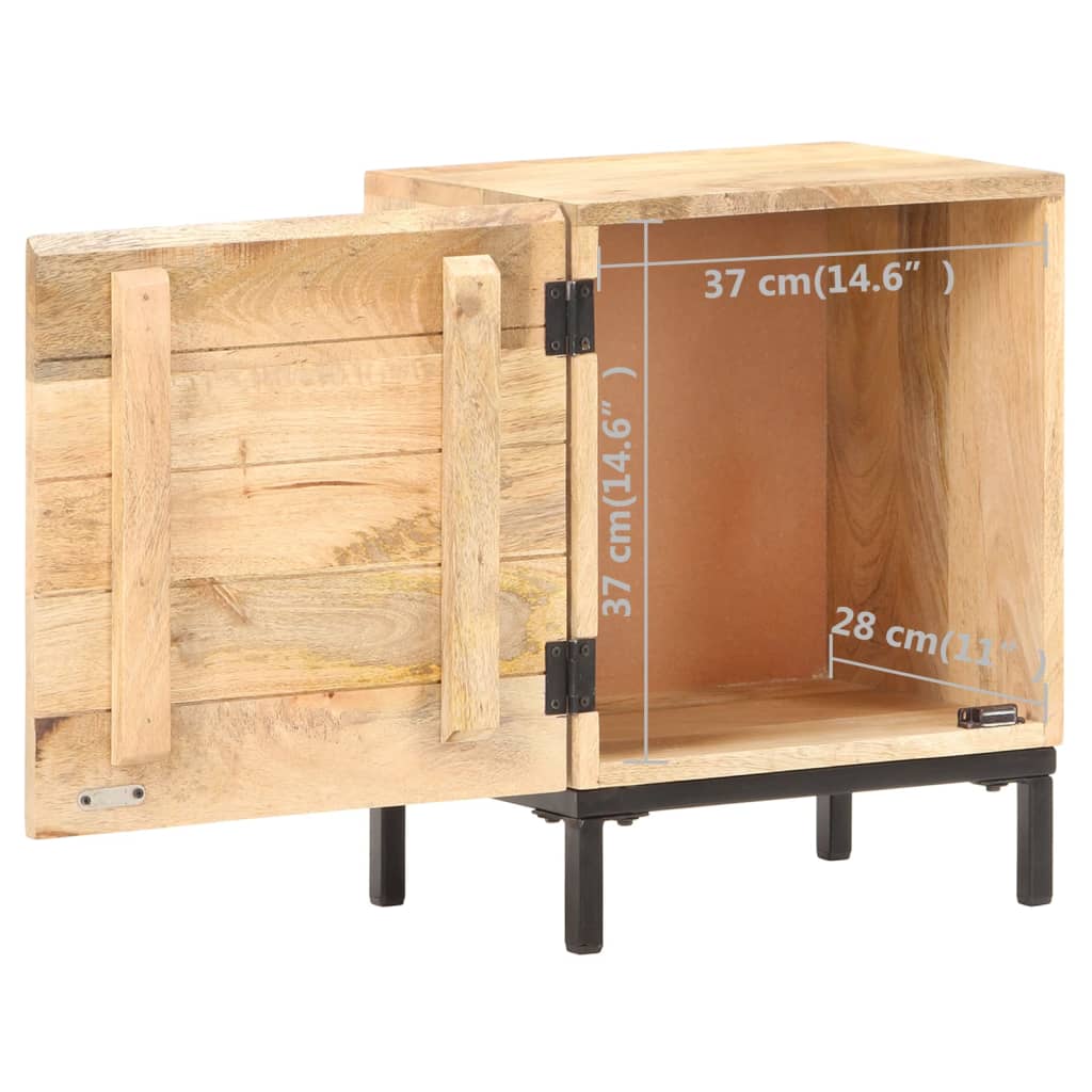 Bedside Cabinet 40x30x51 cm Solid Mango Wood- Bedside Tables - HomeShopIreland - Home Shop Ireland - Bedside Tables - Bedside Cabinet 40x30x51 cm Solid Mango Wood