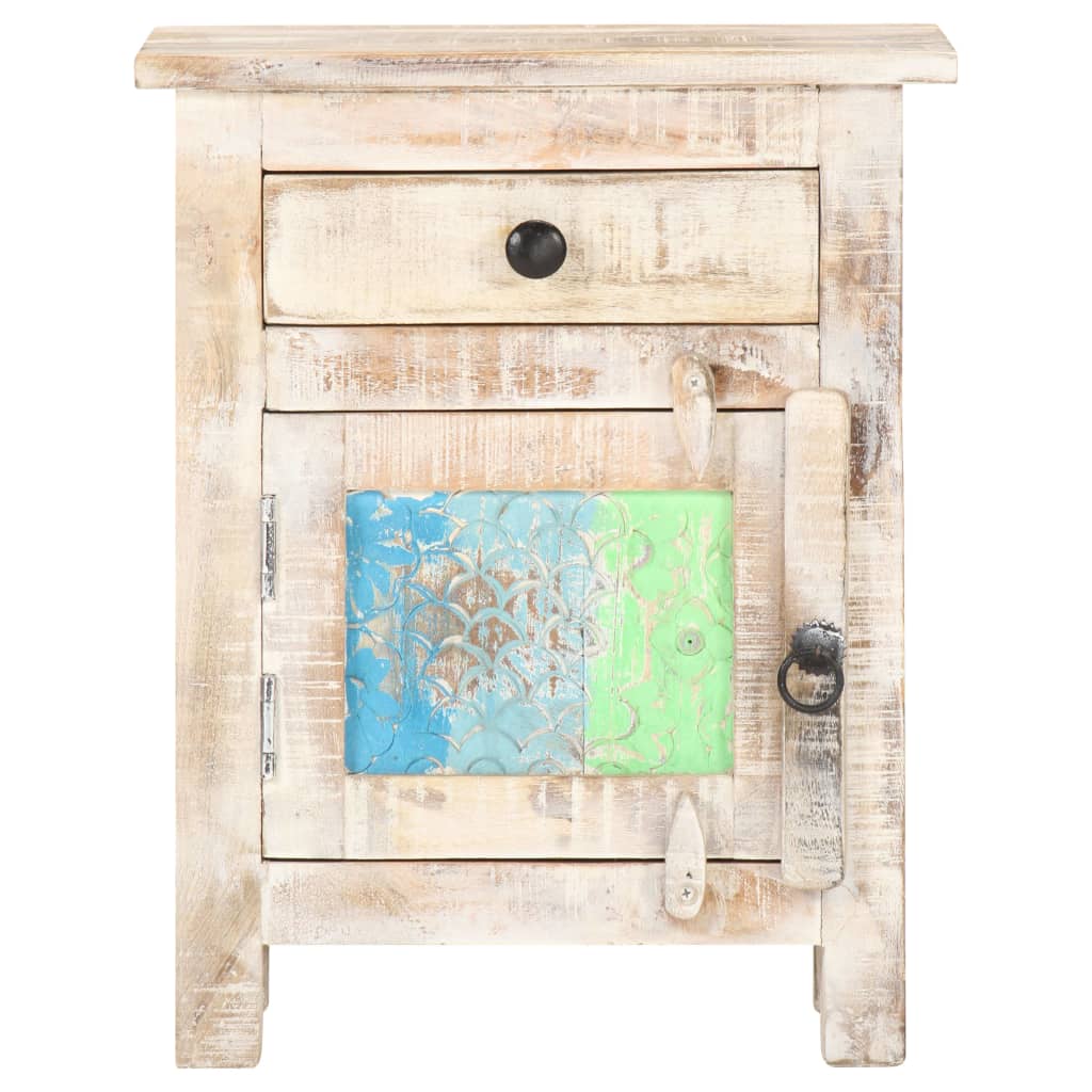 Bedside Cabinet 40x30x50 cm Rough Acacia Wood- Bedside Tables - HomeShopIreland - Home Shop Ireland - Bedside Tables - Bedside Cabinet 40x30x50 cm Rough Acacia Wood