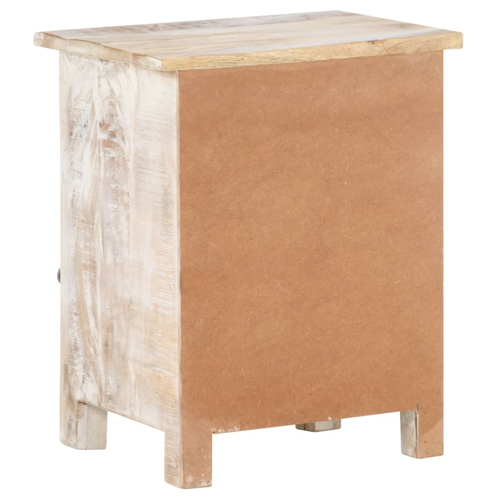 Bedside Cabinet 40x30x50 cm Rough Acacia Wood- Bedside Tables - HomeShopIreland - Home Shop Ireland - Bedside Tables - Bedside Cabinet 40x30x50 cm Rough Acacia Wood