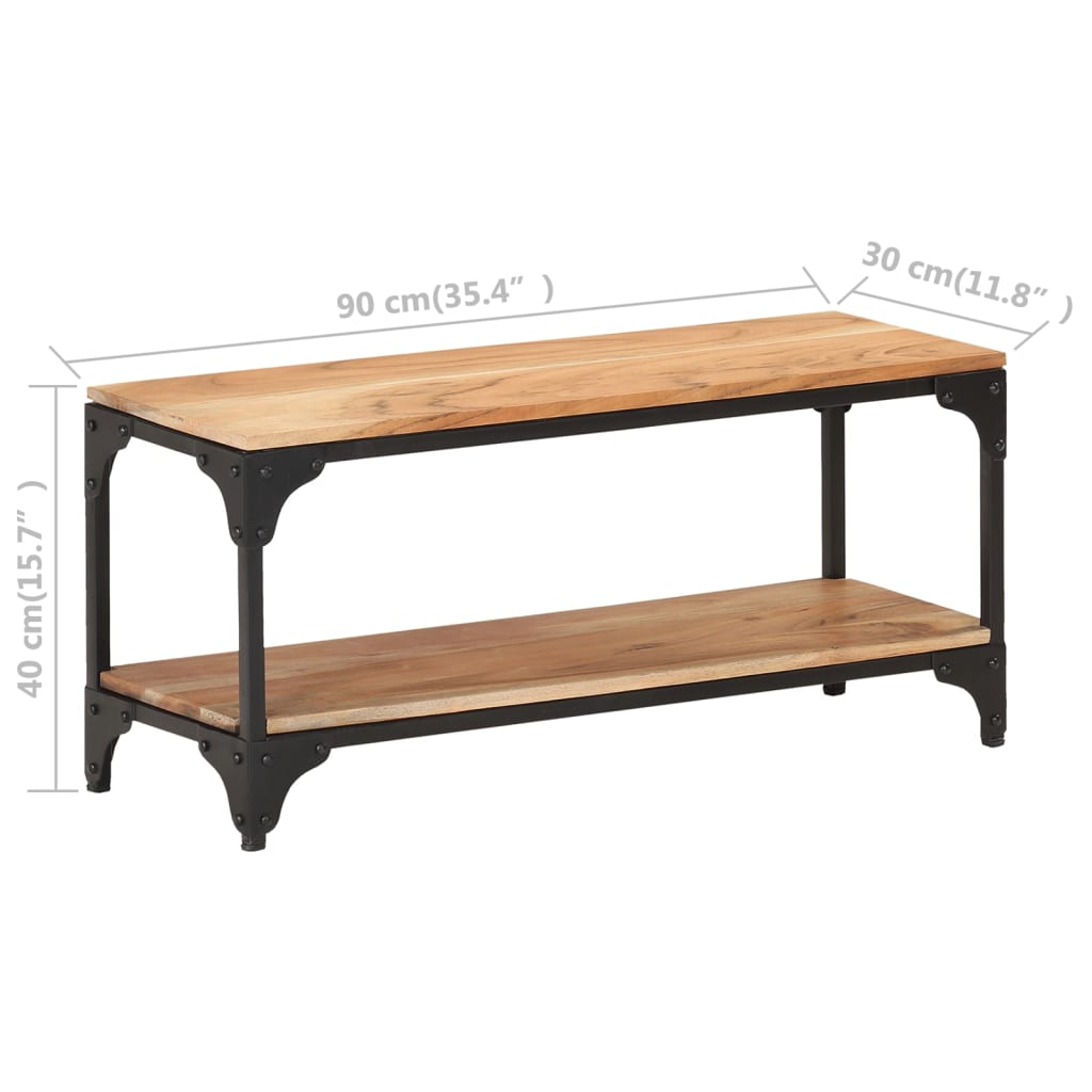 Coffee Table 90x30x40 cm Solid Acacia Wood- Coffee Tables - HomeShopIreland - Home Shop Ireland - Coffee Tables - Coffee Table 90x30x40 cm Solid Acacia Wood