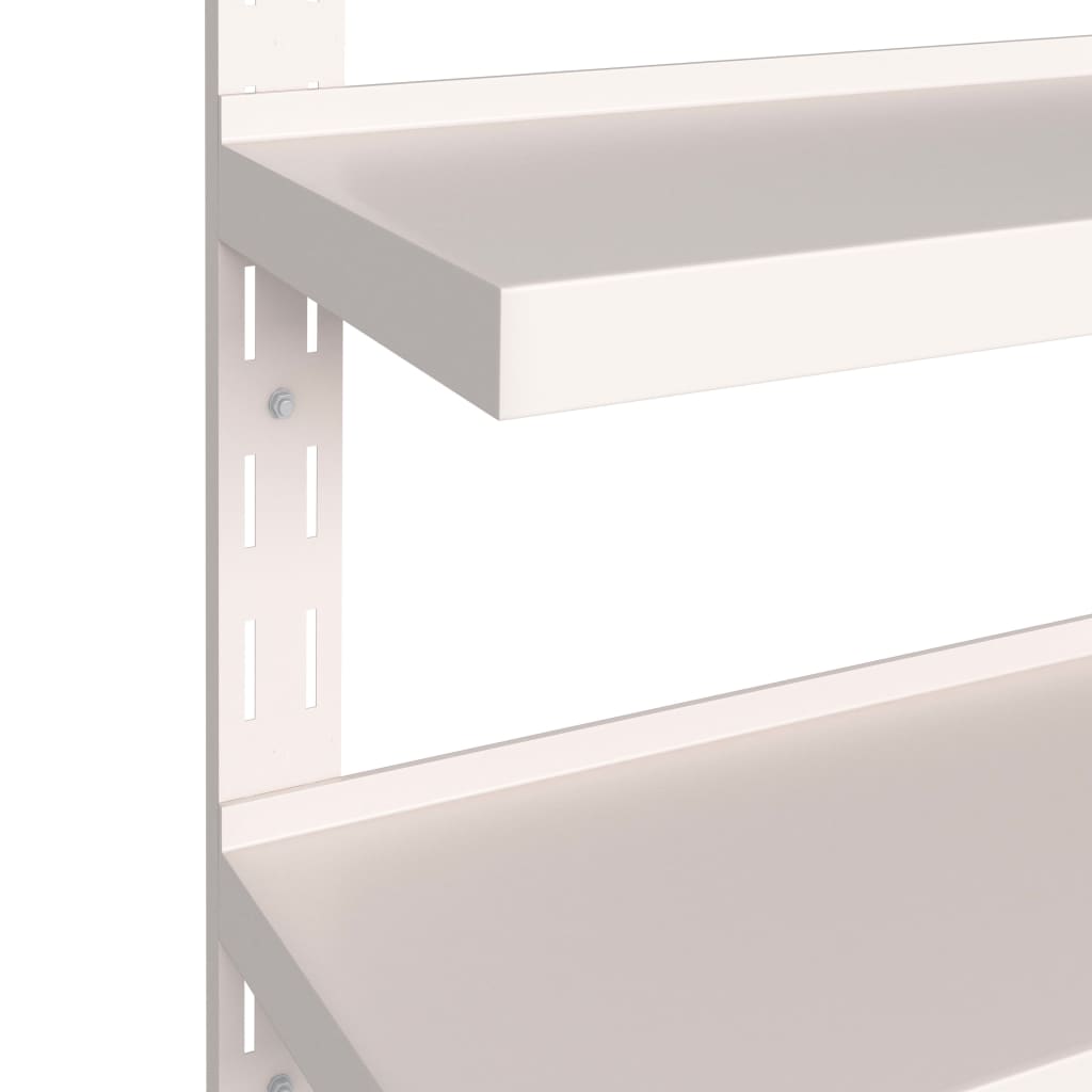 2-Tier Floating Wall Shelves 2 pcs Stainless Steel 200x30 cm- Wall Shelves & Ledges - HomeShopIreland - Home Shop Ireland - Wall Shelves & Ledges - 2-Tier Floating Wall Shelves 2 pcs Stainless Steel 200x30 cm