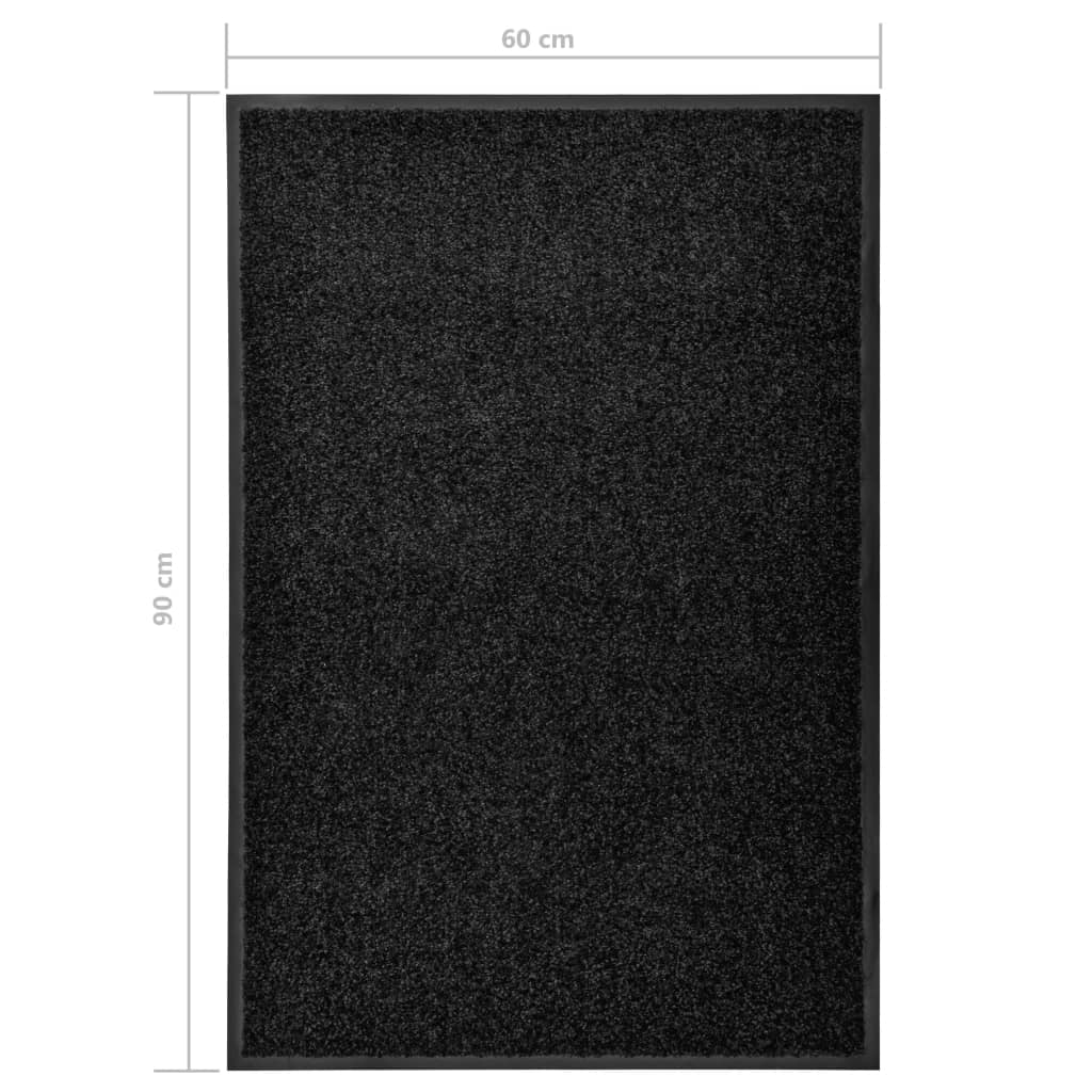 Doormat Washable Black 60x90 cm- Door Mats - HomeShopIreland - Home Shop Ireland - Door Mats - Doormat Washable Black 60x90 cm