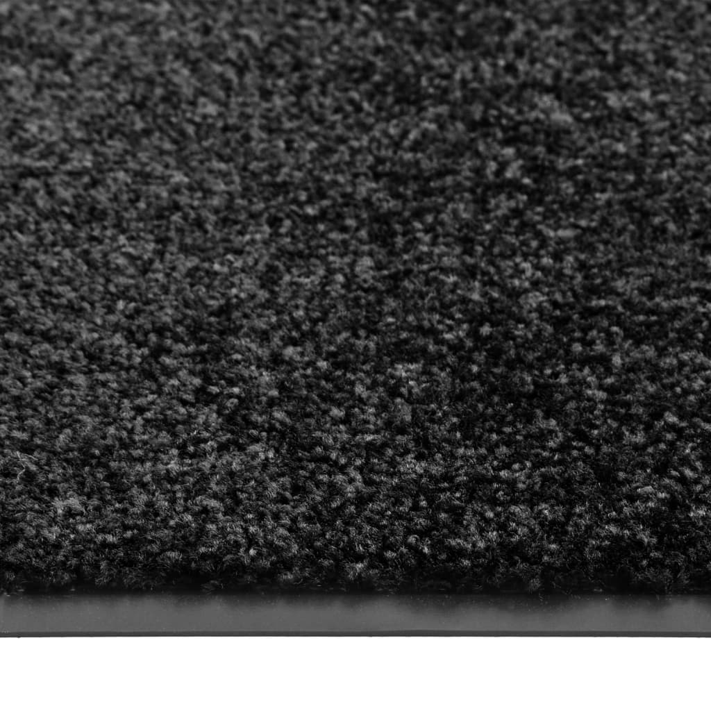 Doormat Washable Black 90x120 cm- Door Mats - HomeShopIreland - Home Shop Ireland - Door Mats - Doormat Washable Black 90x120 cm