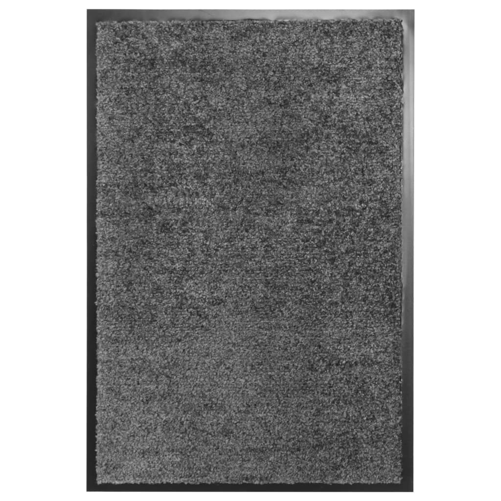 Doormat Washable Anthracite 40x60 cm- Door Mats - HomeShopIreland - Home Shop Ireland - Door Mats - Doormat Washable Anthracite 40x60 cm