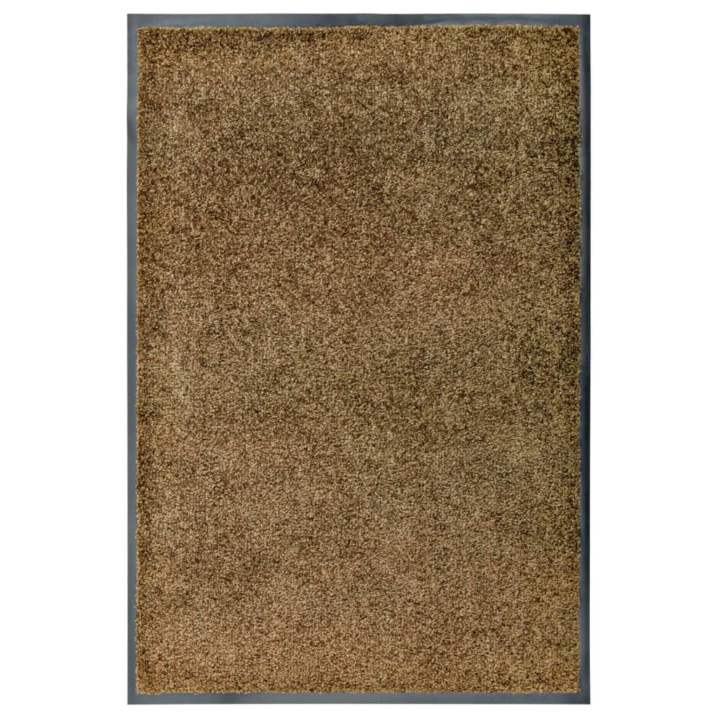 Doormat Washable Brown 60x90 cm- Door Mats - HomeShopIreland - Home Shop Ireland - Door Mats - Doormat Washable Brown 60x90 cm