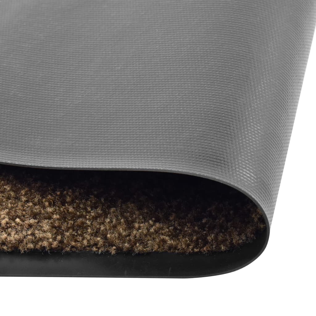 Doormat Washable Brown 60x90 cm- Door Mats - HomeShopIreland - Home Shop Ireland - Door Mats - Doormat Washable Brown 60x90 cm