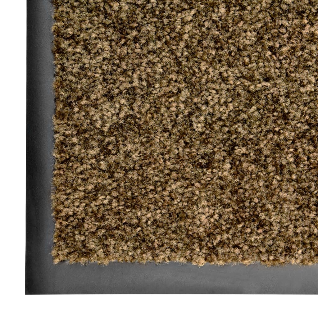 Doormat Washable Brown 60x90 cm- Door Mats - HomeShopIreland - Home Shop Ireland - Door Mats - Doormat Washable Brown 60x90 cm