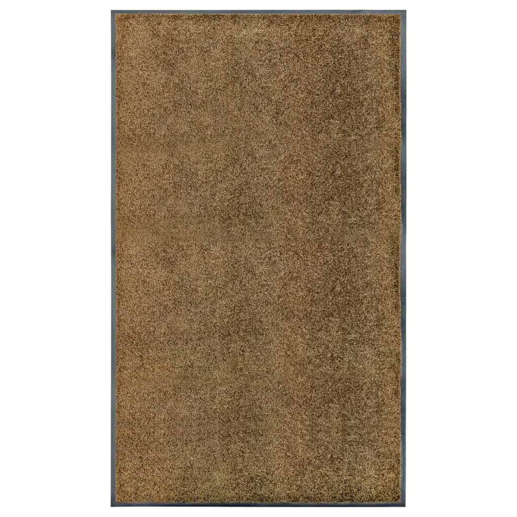 Doormat Washable Brown 90x150 cm- Door Mats - HomeShopIreland - Home Shop Ireland - Door Mats - Doormat Washable Brown 90x150 cm