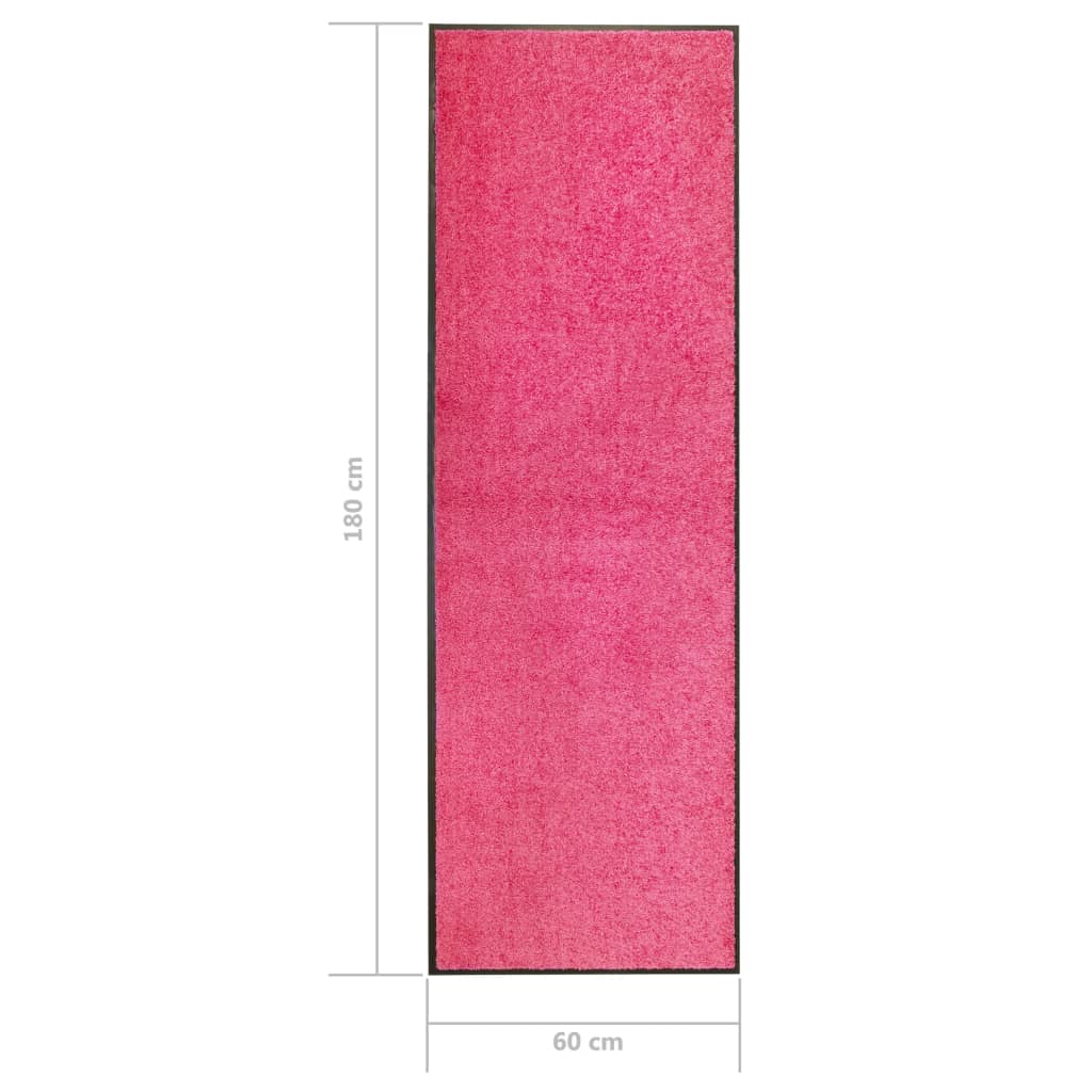 Doormat Washable Pink 60x180 cm- Door Mats - HomeShopIreland - Home Shop Ireland - Door Mats - Doormat Washable Pink 60x180 cm