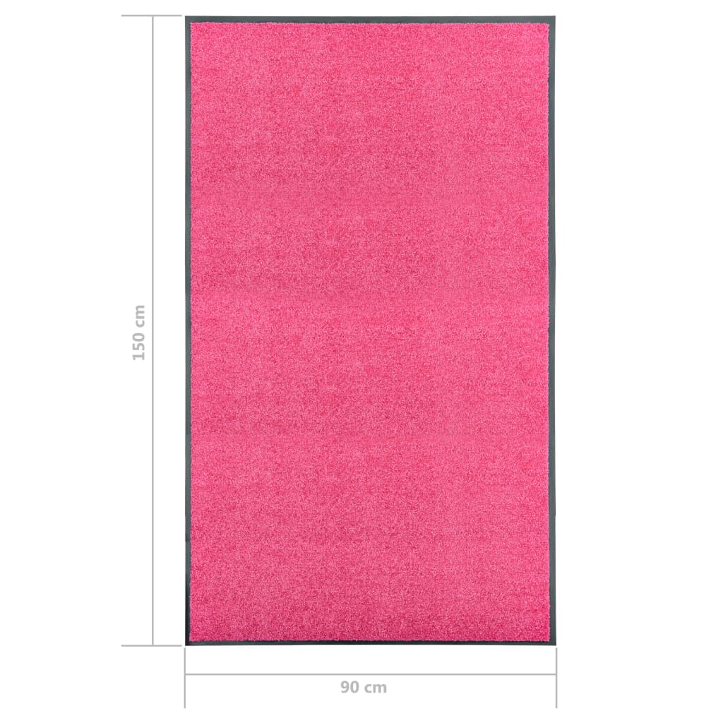Doormat Washable Pink 90x150 cm- Door Mats - HomeShopIreland - Home Shop Ireland - Door Mats - Doormat Washable Pink 90x150 cm