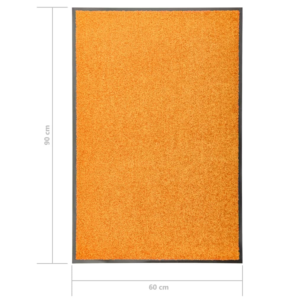 Doormat Washable Orange 60x90 cm- Door Mats - HomeShopIreland - Home Shop Ireland - Door Mats - Doormat Washable Orange 60x90 cm