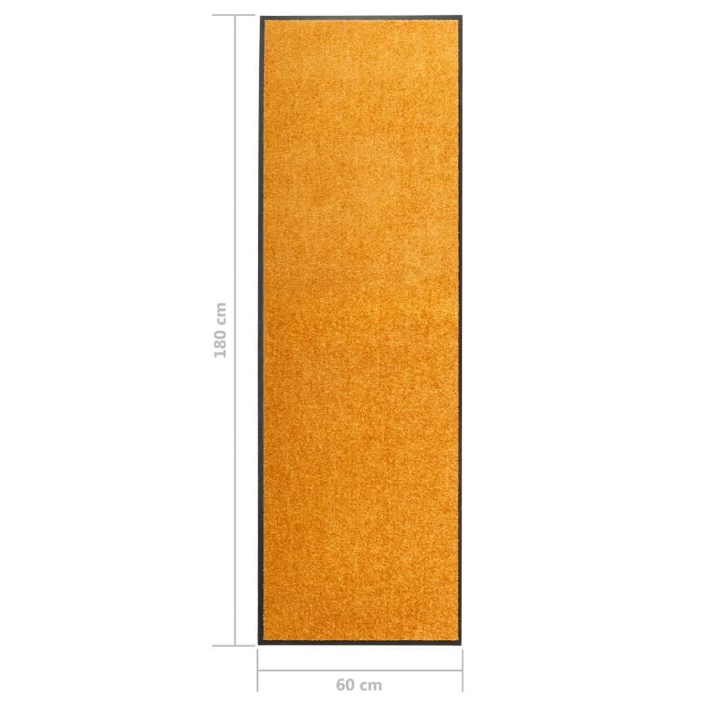 Doormat Washable Orange 60x180 cm- Door Mats - HomeShopIreland - Home Shop Ireland - Door Mats - Doormat Washable Orange 60x180 cm
