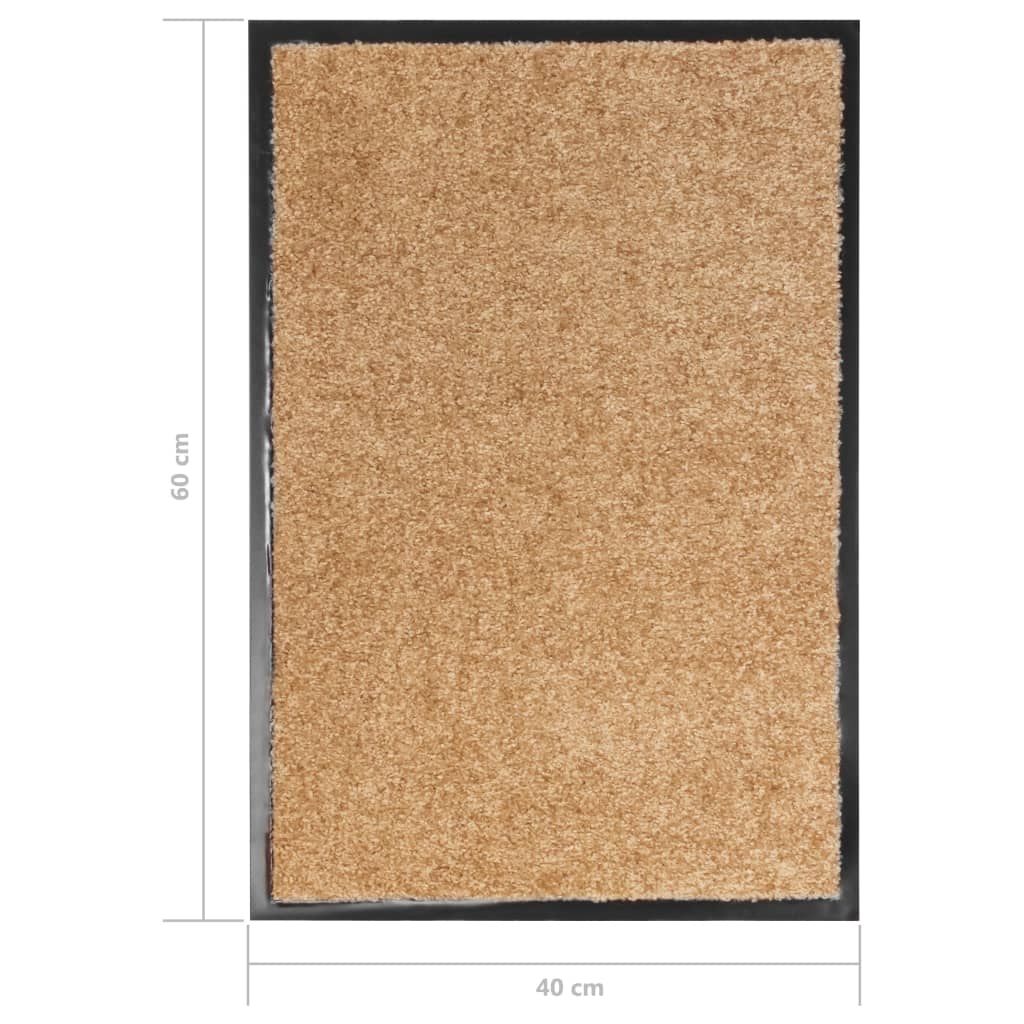 Doormat Washable Cream 40x60 cm- Door Mats - HomeShopIreland - Home Shop Ireland - Door Mats - Doormat Washable Cream 40x60 cm