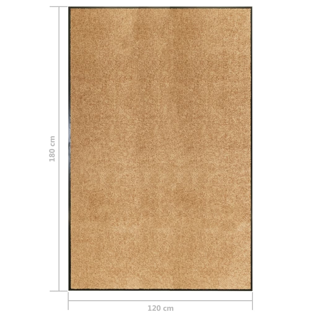 Doormat Washable Cream 120x180 cm- Door Mats - HomeShopIreland - Home Shop Ireland - Door Mats - Doormat Washable Cream 120x180 cm