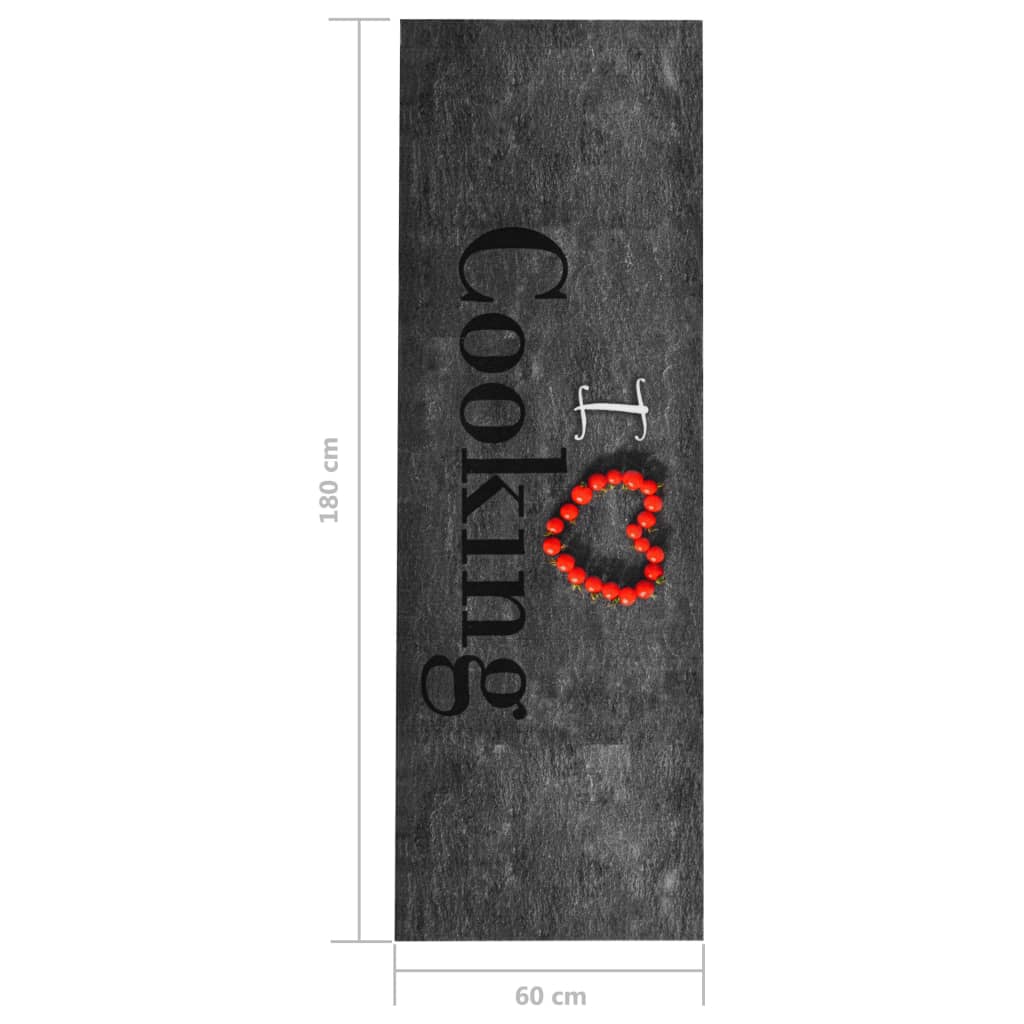 Kitchen Floor Mat Washable Cooking 60x180 cm- Door Mats - HomeShopIreland - Home Shop Ireland - Door Mats - Kitchen Floor Mat Washable Cooking 60x180 cm