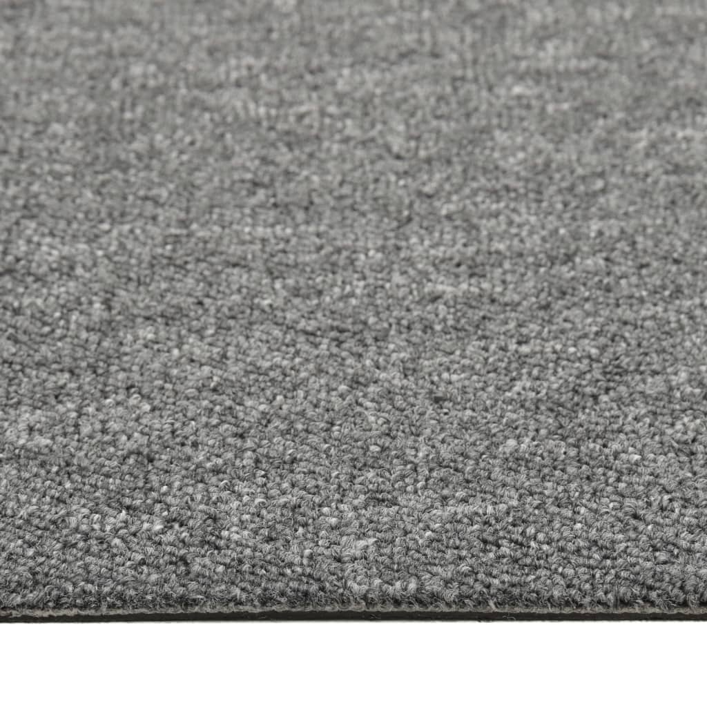Carpet Floor Tiles 20 pcs 5 m² 50x50 cm Grey- Flooring & Carpet - HomeShopIreland - Home Shop Ireland - Flooring & Carpet - Carpet Floor Tiles 20 pcs 5 mÂ² 50x50 cm Grey