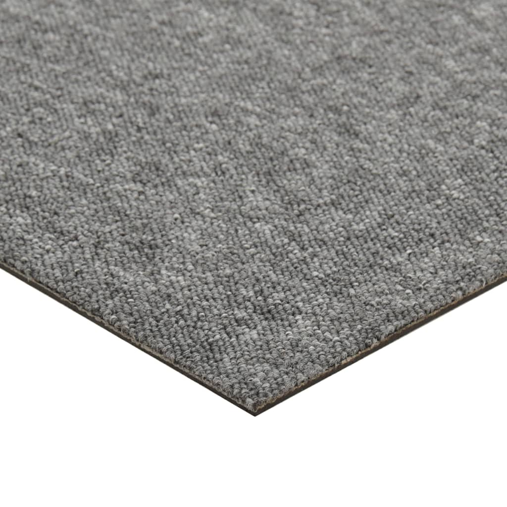 Carpet Floor Tiles 20 pcs 5 m² 50x50 cm Grey- Flooring & Carpet - HomeShopIreland - Home Shop Ireland - Flooring & Carpet - Carpet Floor Tiles 20 pcs 5 mÂ² 50x50 cm Grey