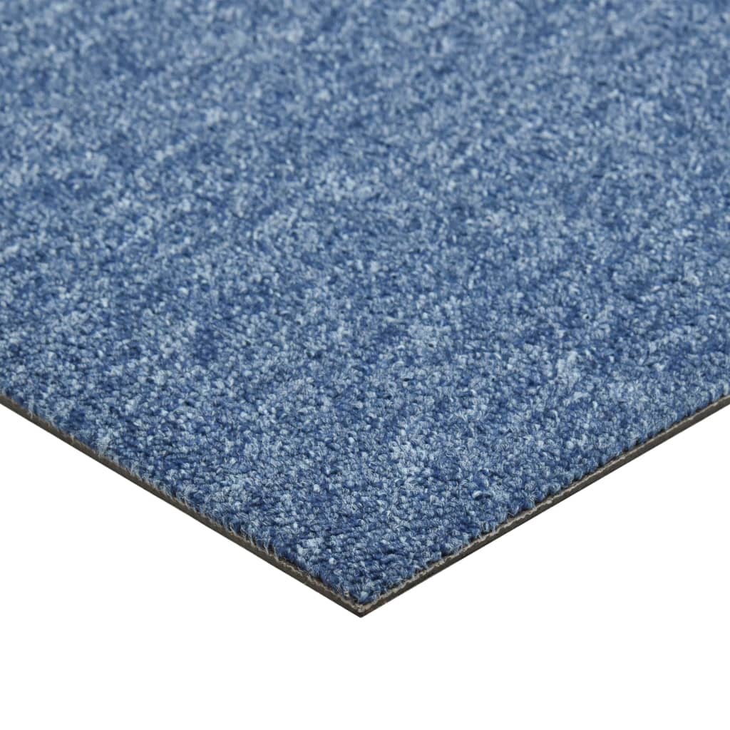 Carpet Floor Tiles 20 pcs 5 m² 50x50 cm Blue- Flooring & Carpet - HomeShopIreland - Home Shop Ireland - Flooring & Carpet - Carpet Floor Tiles 20 pcs 5 mÂ² 50x50 cm Blue