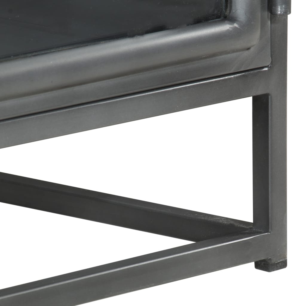 Coffee Table Grey 90x50x35 cm Solid Acacia Wood- Coffee Tables - HomeShopIreland - Home Shop Ireland - Coffee Tables - Coffee Table Grey 90x50x35 cm Solid Acacia Wood