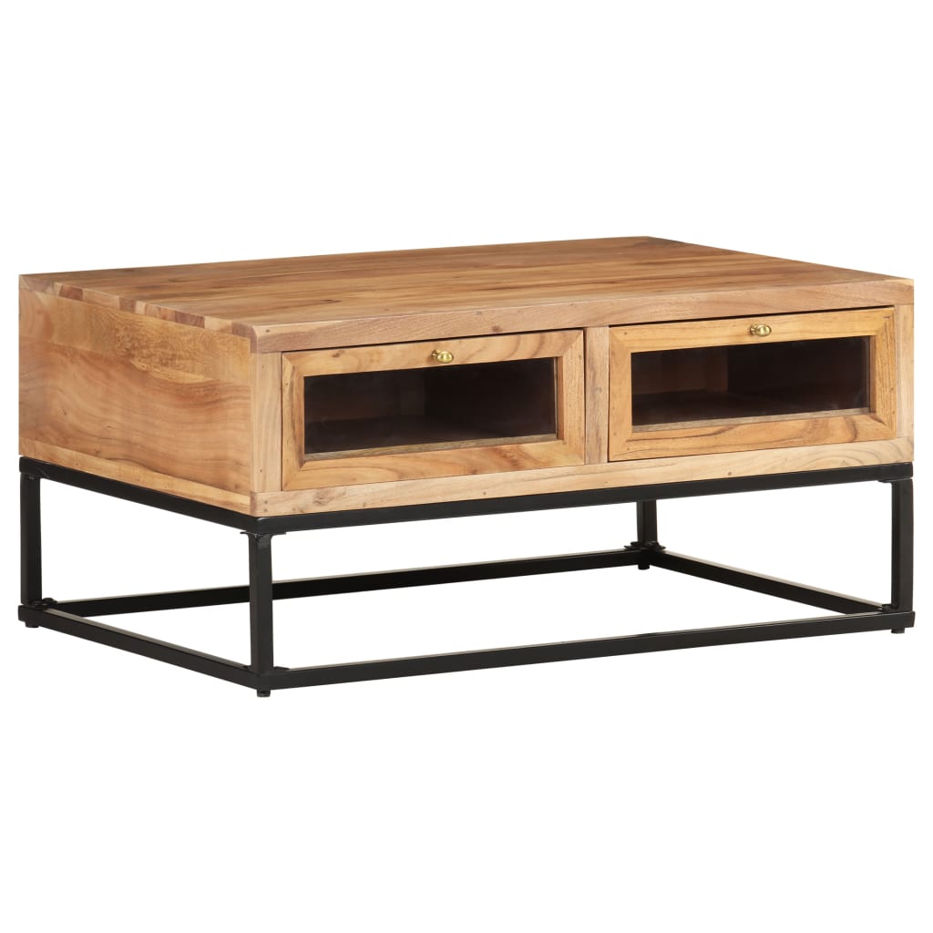 Coffee Table 90x60x40 cm Solid Acacia Wood- Coffee Tables - HomeShopIreland - Home Shop Ireland - Coffee Tables - Coffee Table 90x60x40 cm Solid Acacia Wood
