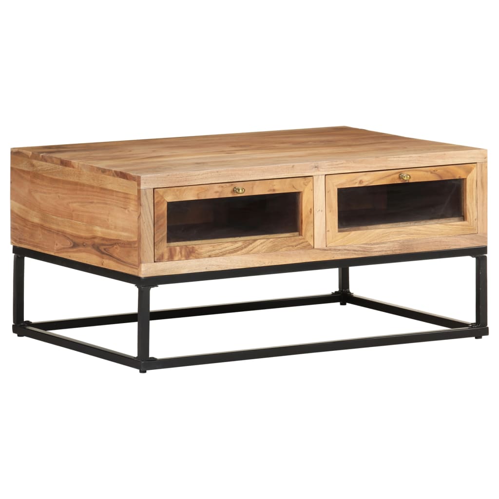 Coffee Table 90x60x40 cm Solid Acacia Wood- Coffee Tables - HomeShopIreland - Home Shop Ireland - Coffee Tables - Coffee Table 90x60x40 cm Solid Acacia Wood