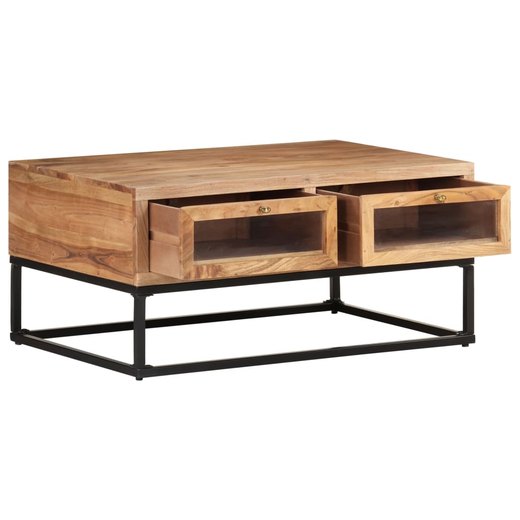 Coffee Table 90x60x40 cm Solid Acacia Wood- Coffee Tables - HomeShopIreland - Home Shop Ireland - Coffee Tables - Coffee Table 90x60x40 cm Solid Acacia Wood
