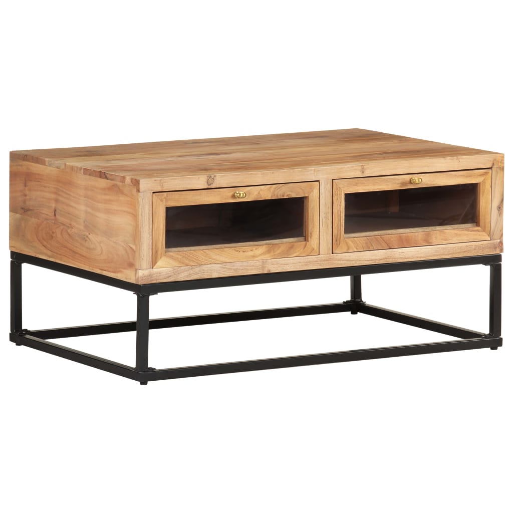 Coffee Table 90x60x40 cm Solid Acacia Wood- Coffee Tables - HomeShopIreland - Home Shop Ireland - Coffee Tables - Coffee Table 90x60x40 cm Solid Acacia Wood