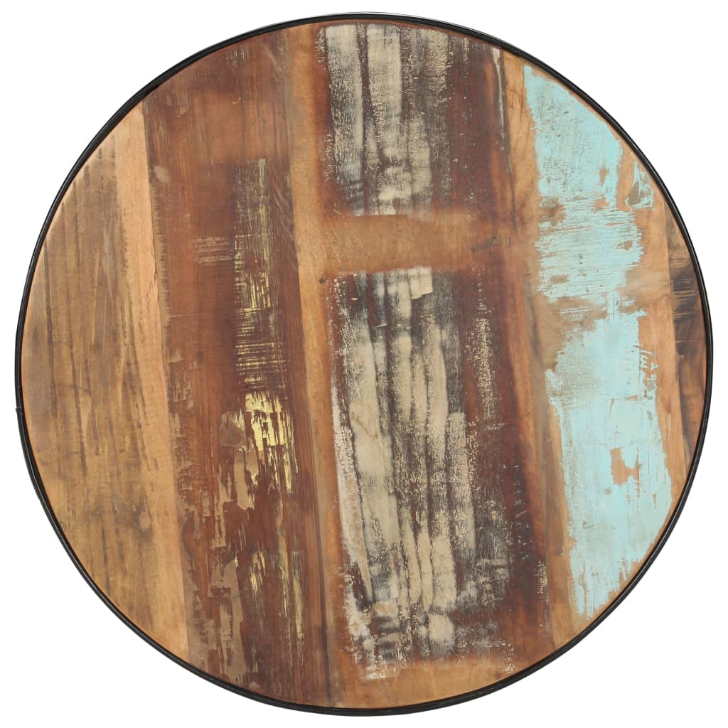 Coffee Table Black 68x68x36 cm Solid Reclaimed Wood- Coffee Tables - HomeShopIreland - Home Shop Ireland - Coffee Tables - Coffee Table Black 68x68x36 cm Solid Reclaimed Wood