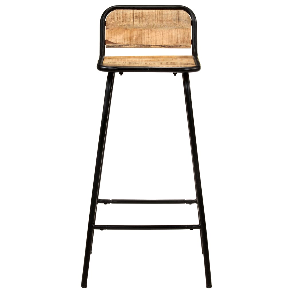 Bar Chairs 4 pcs Solid Mango Wood- Table & Bar Stools - HomeShopIreland - Home Shop Ireland - Table & Bar Stools - Bar Chairs 4 pcs Solid Mango Wood