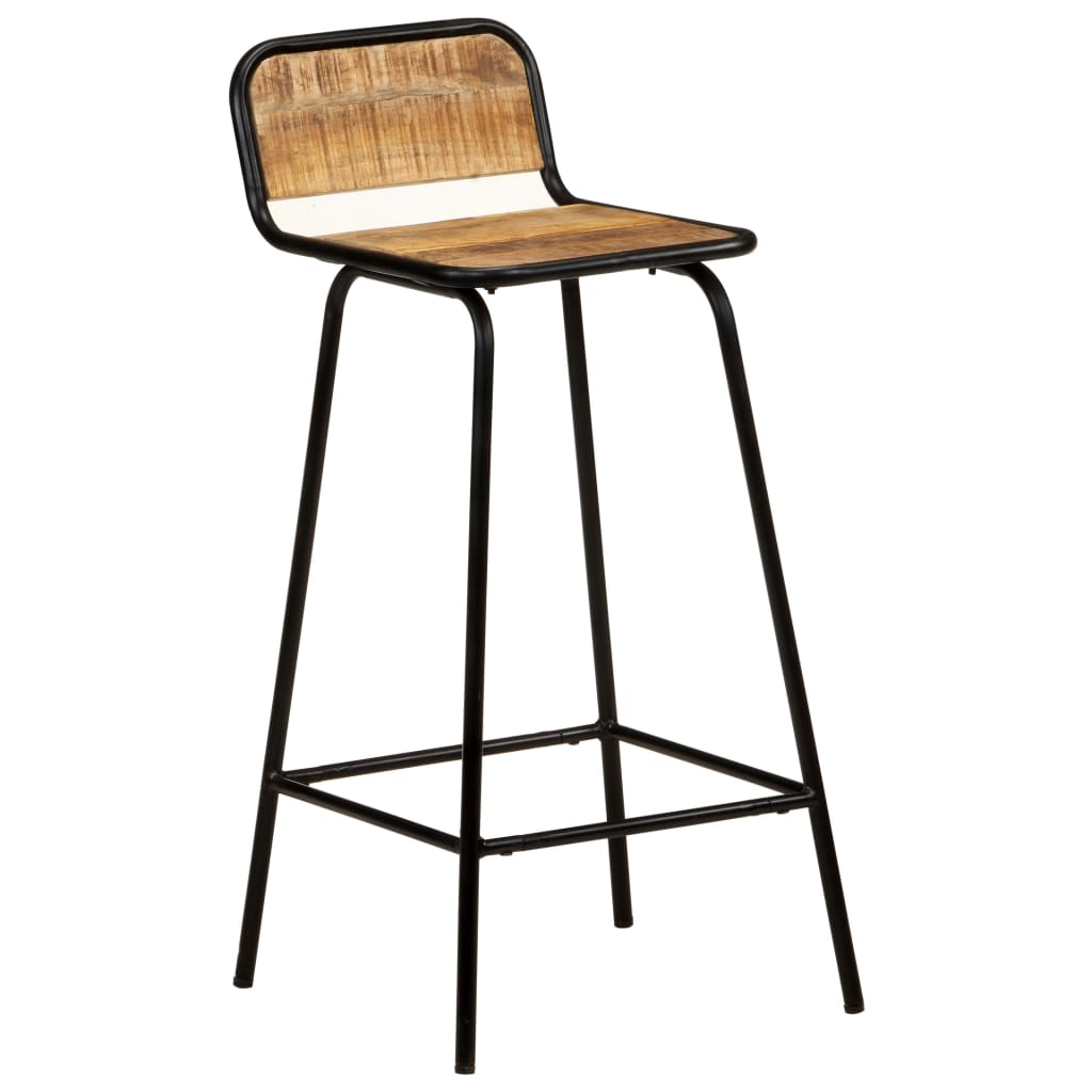 Bar Chairs 4 pcs Solid Mango Wood- Table & Bar Stools - HomeShopIreland - Home Shop Ireland - Table & Bar Stools - Bar Chairs 4 pcs Solid Mango Wood