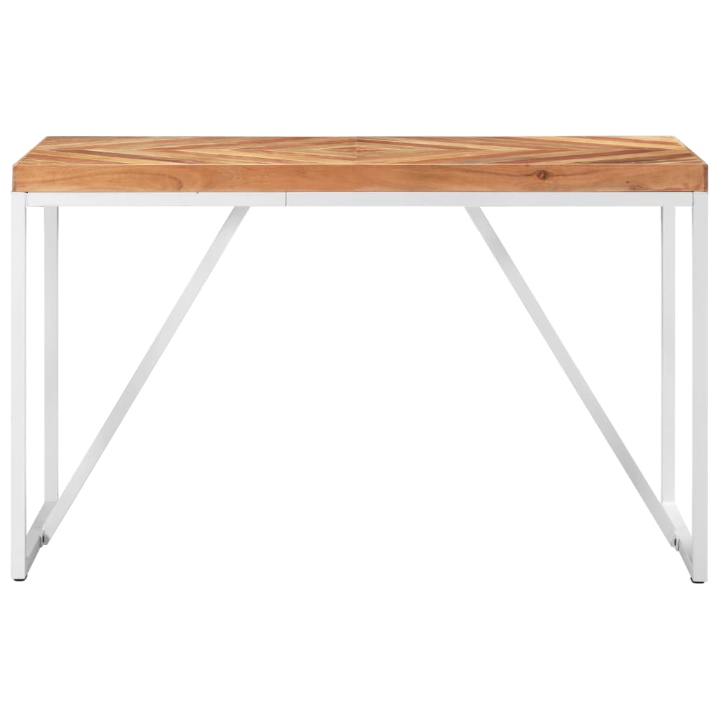 Dining Table 120x60x76 cm Solid Acacia and Mango Wood- Kitchen & Dining Room Tables - HomeShopIreland - Home Shop Ireland - Kitchen & Dining Room Tables - Dining Table 120x60x76 cm Solid Acacia and Mango Wood